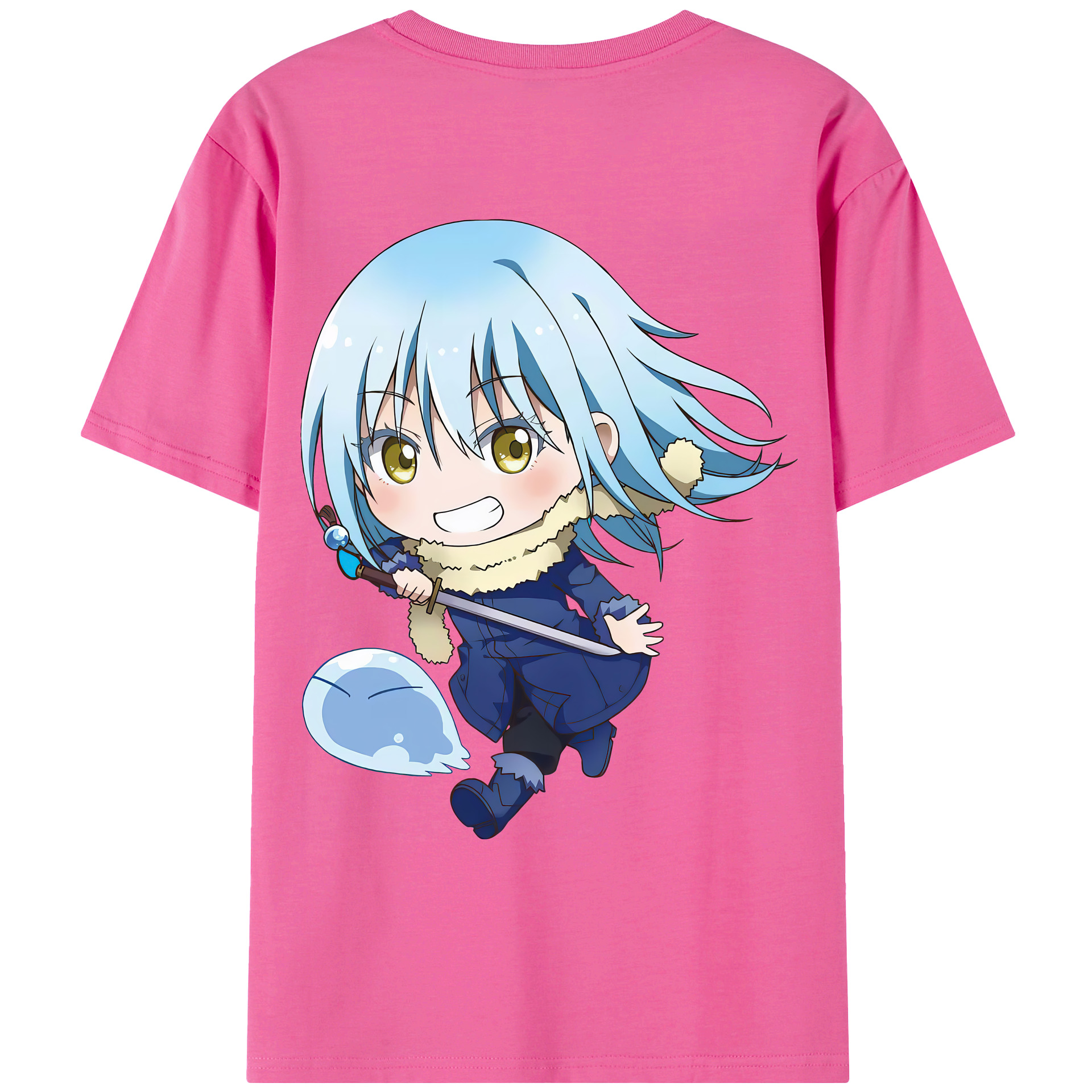 （画像用） 転スラ Regarding Reincarnated to Slime レディース半袖Tシャツ(バックプリント)